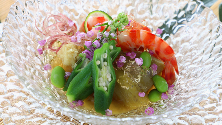 鶸の記念日を彩るお食事の写真