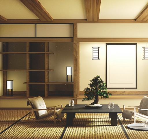 特別客室鶸の居間（和室）の写真