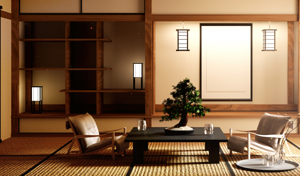 特別客室鶸の居間（和室）の写真